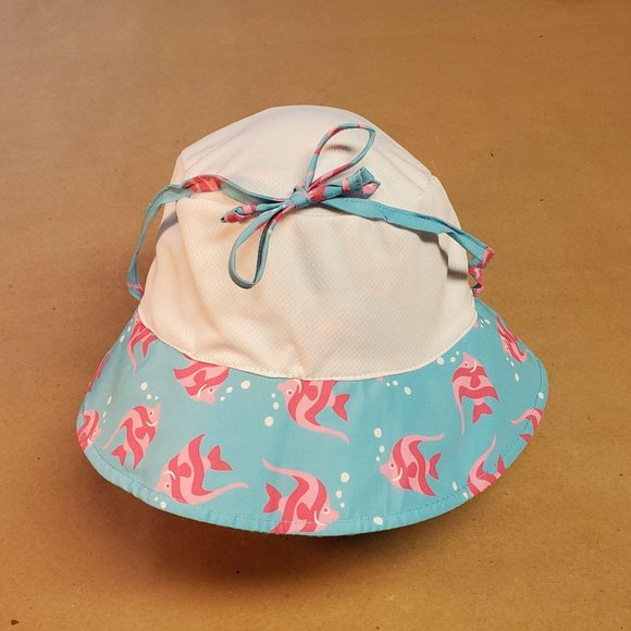 I Play Bucket Sun Hat 2T-4T Turquoise - Picture 2 of 9